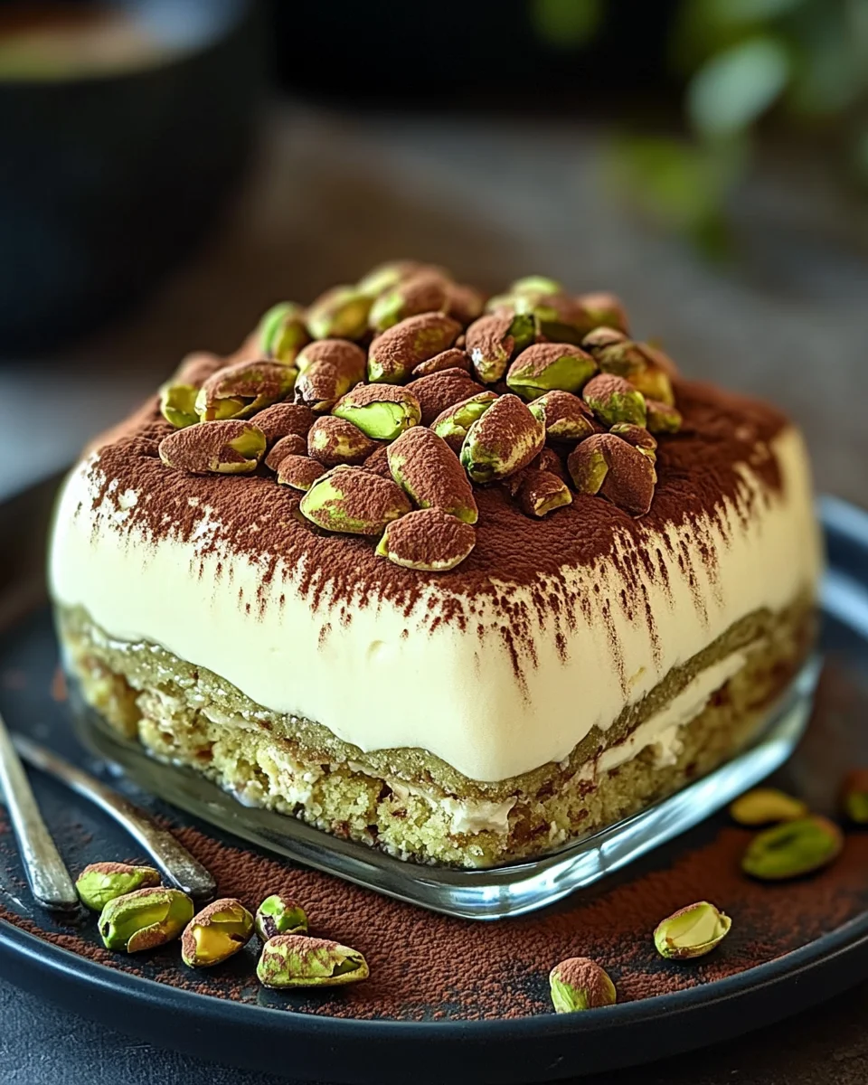 Himmlisches Pistazien-Tiramisu