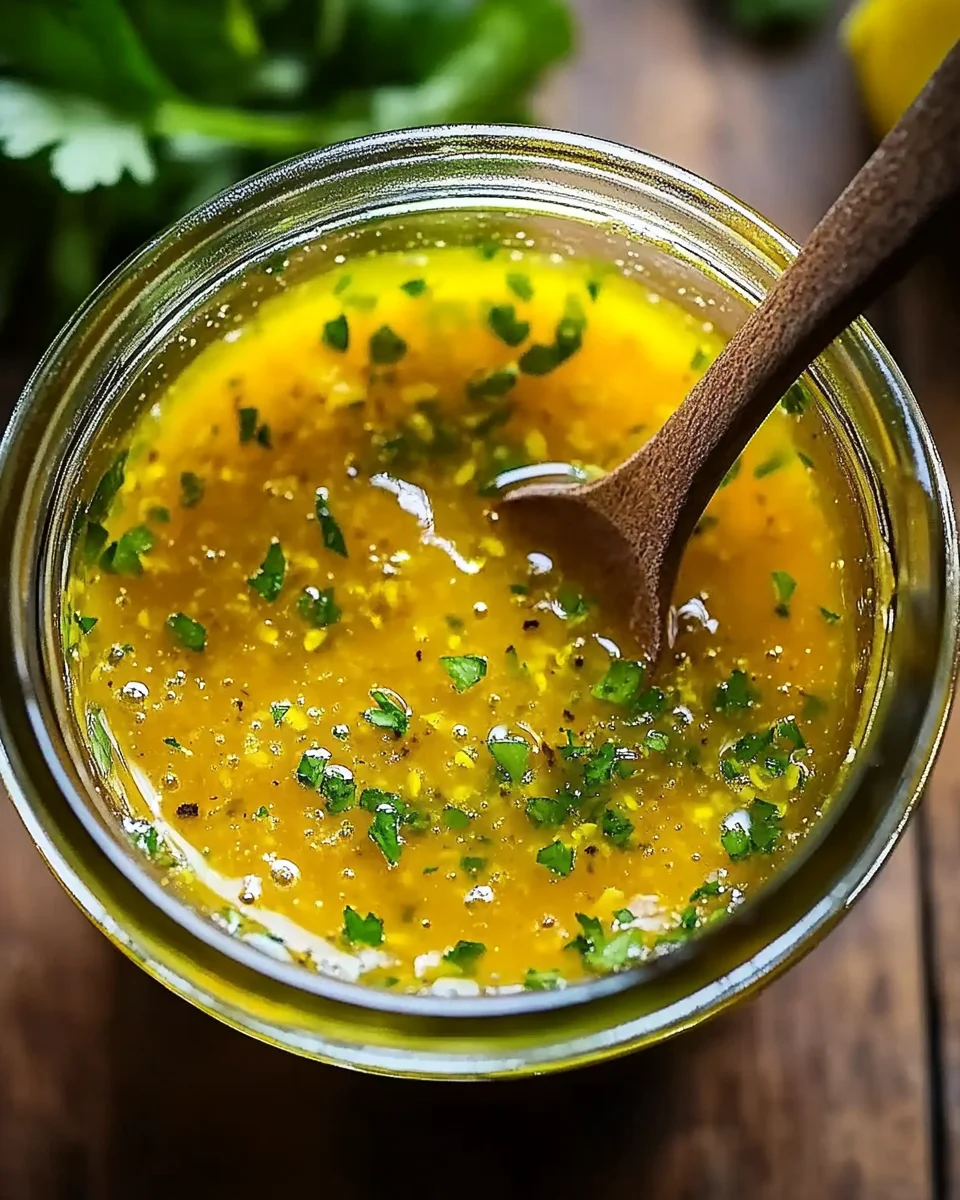 Honig-Senf-Zitronen-Vinaigrette