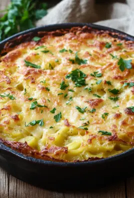 Hüttenkäse Kartoffelrösti Auflauf