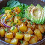 Kartoffel-Bowl mit Kichererbsen