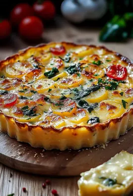 Kartoffel-Quiche mit Kartoffelteig