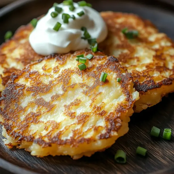 Kartoffelpuffer ohne Fett aus der Heißluftfritteuse