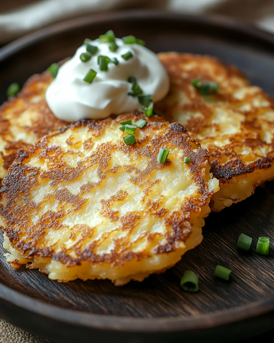 Kartoffelpuffer ohne Fett aus der Heißluftfritteuse