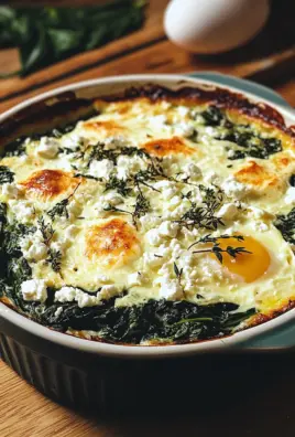 Low Carb Spinat-Auflauf mit Feta und Ei 26 Low Carb Spinat-Auflauf mit Feta und Ei