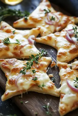 Mini-Flammkuchen-Sterne