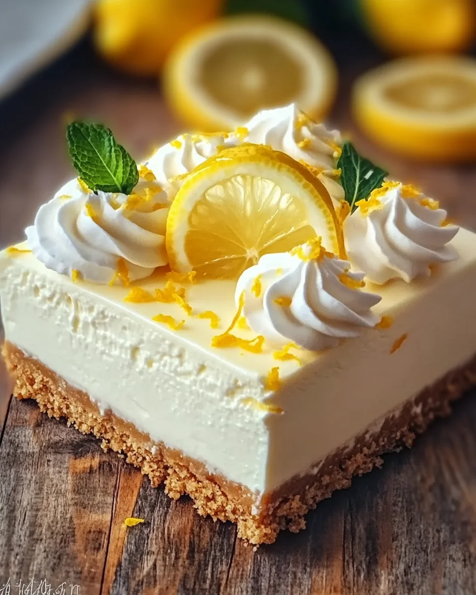 No-Bake Zitronen K&auml;sekuchen Rezept