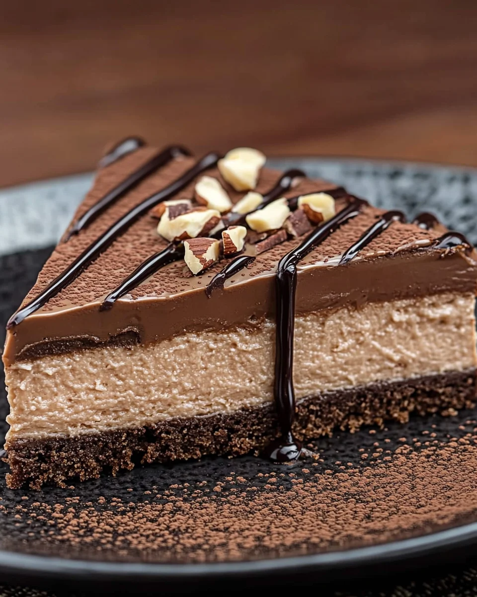 Nuss-Nougat-Torte mit Schokoboden