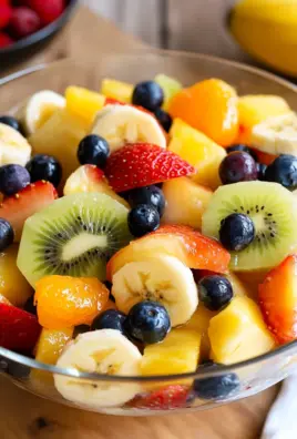 Obstsalat mit klassischem Dressing 22 Obstsalat mit klassischem Dressing