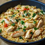 One Pot Orzo Pasta mit H&auml;hnchen