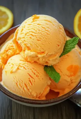 Orangeneis ohne Eismaschine Rezept