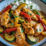 Paprika-Zucchini-Sahne-H&auml;hnchen