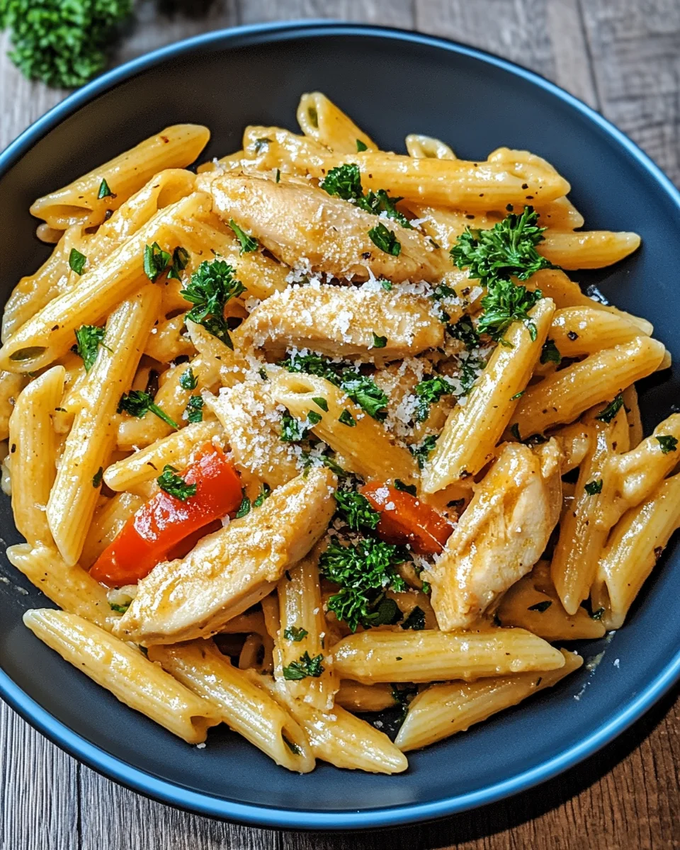 Pasta mit Hähnchen