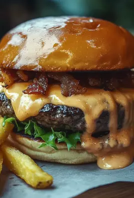 Smash-Burger mit Baconnaise-Soße