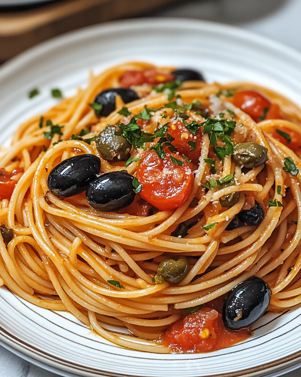 Spaghetti Puttanesca