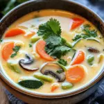 Thai-Kokos-Suppe mit Gem&uuml;se