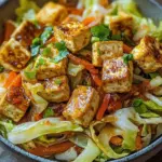 Tofu Kohlgem&uuml;se Pfanne