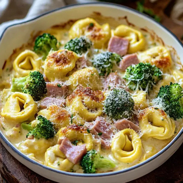 Tortellini Auflauf Schinken Brokkoli