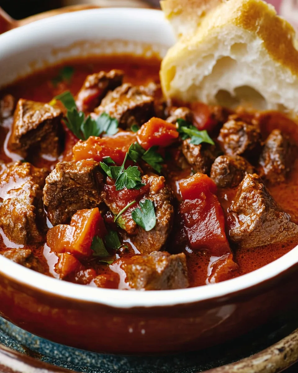 Ungarisches Paprika-Gulasch Rezept