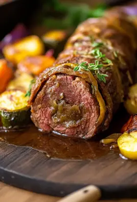 Zarte Rinderrouladen im Backofen zubereitet 22 Zarte Rinderrouladen im Backofen zubereitet