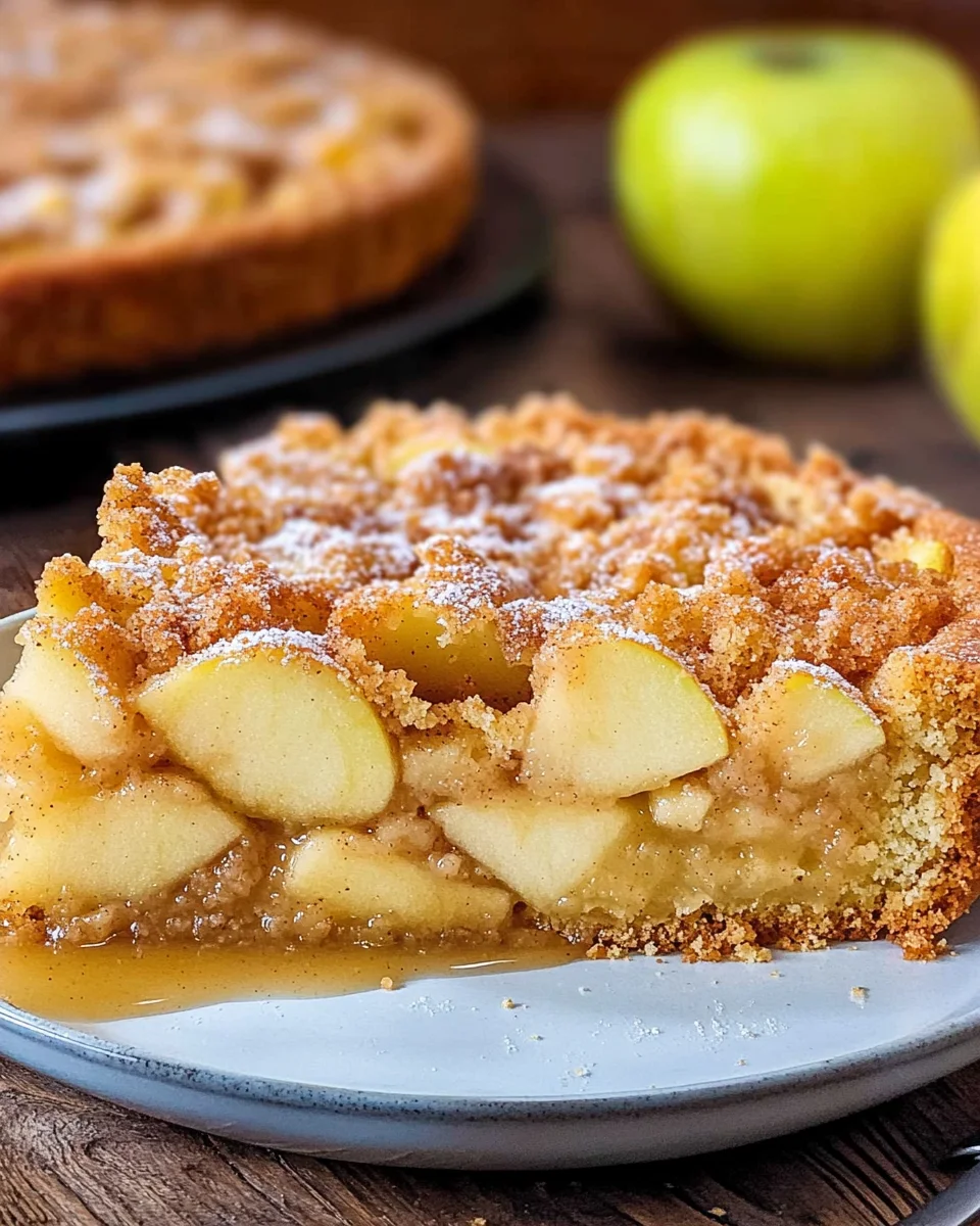 Apfelkuchen mit Apfelmus