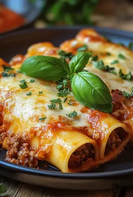 Cannelloni mit Rindfleisch und Käse 21 Cannelloni mit Rindfleisch und Käse