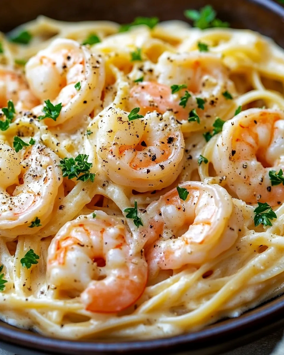 Creamy Shrimp Pasta 18 Creamy