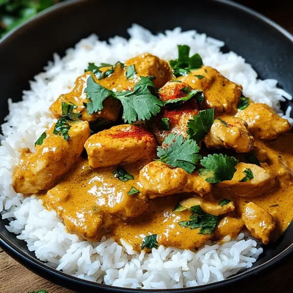 Curry-Geschnetzeltes mit Reis