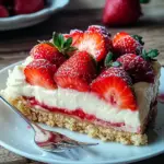 Erdbeerkuchen mit Schmand-Vanillecreme Rezept