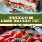 Erdbeerkuchen mit Schmand-Vanillecreme Rezept 23 Pinterest Hidden Image