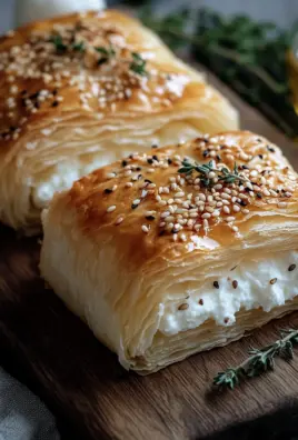 Feta im Blätterteig mit Sesam und Thymian 22 Feta im Blätterteig mit Sesam und Thymian