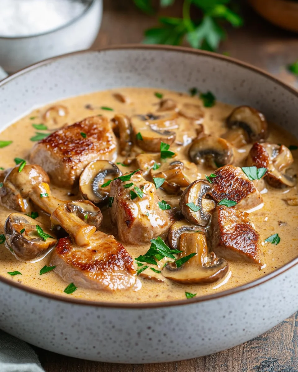 Filettopf mit Champignons 18 Filettopf