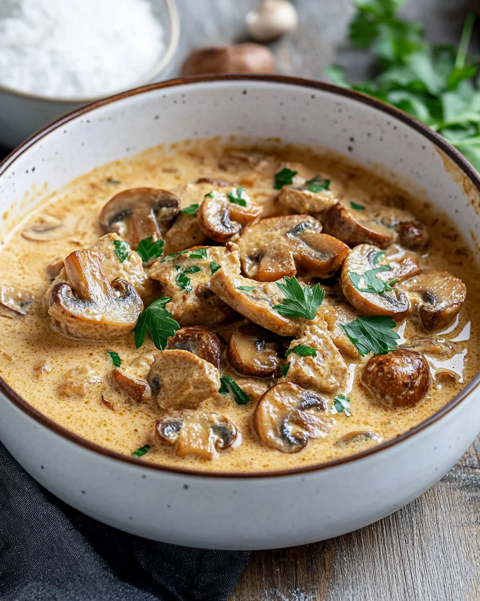 Filettopf mit Champignons 20 Filettopf mit Champignons