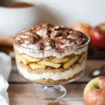 Fruchtiger Apfel Tiramisu ohne Ei - gelingsicheres und einfaches Rezept
