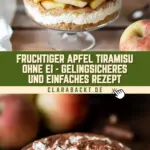 Fruchtiger Apfel Tiramisu ohne Ei - gelingsicheres und einfaches Rezept 17 Pinterest Hidden Image