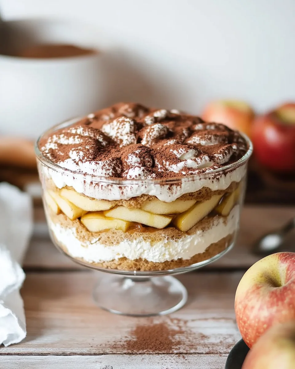 Fruchtiger Apfel Tiramisu ohne Ei - gelingsicheres und einfaches Rezept 20 Fruchtiger Apfel Tiramisu ohne Ei - gelingsicheres und einfaches Rezept
