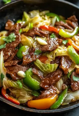 Hearty Beef and Cabbage Wok