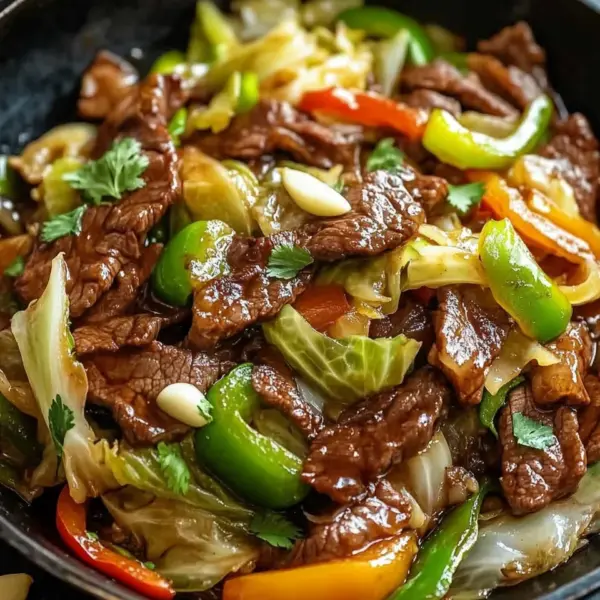 Hearty Beef and Cabbage Wok