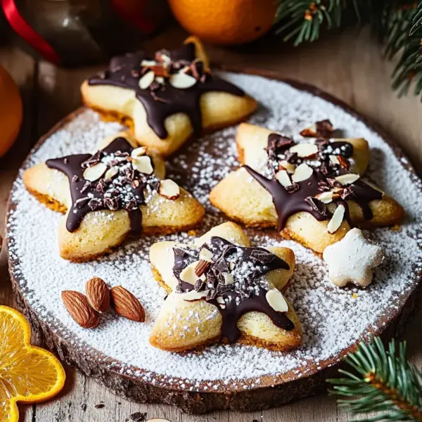 Himmelsboten oder mürbe Orangen-Plätzchen