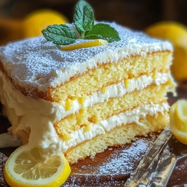 Italienisches Zitronencreme Kuchen Rezept