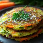 Keto Gem&uuml;se-Pfannkuchen