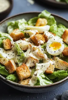Knuspriger Caesar-Salat