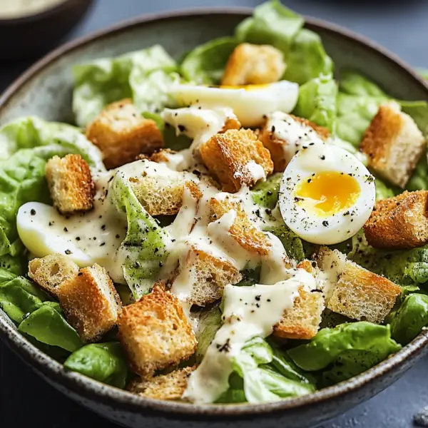 Knuspriger Caesar-Salat