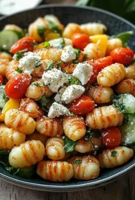 Knuspriger Gnocchi-Salat mit Joghurt-Dressing