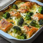 Lachs-Brokkoli-Gratin