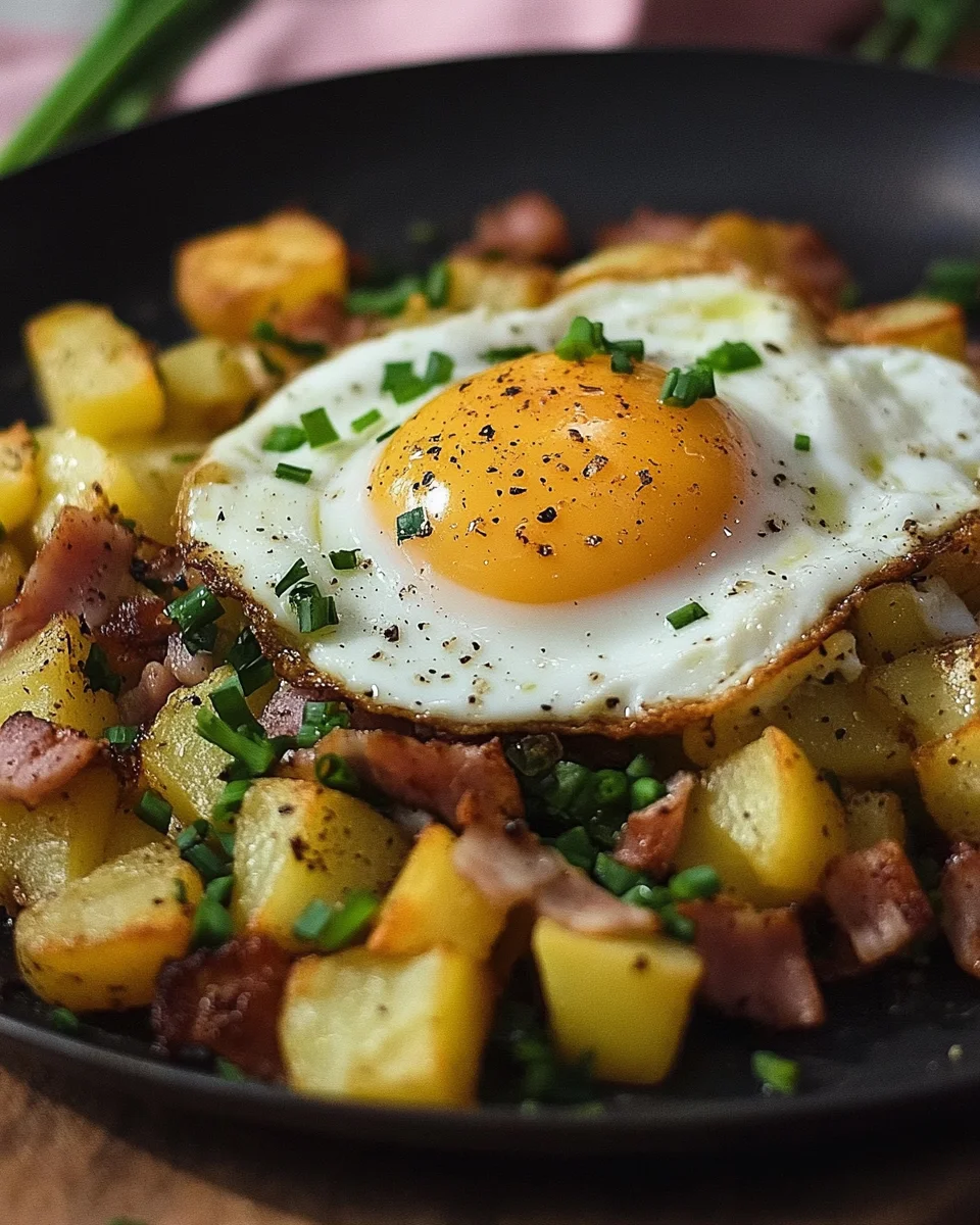 Leberkäse-Kartoffel-Pfanne mit Spiegelei von FrlM 18 Leberkäse-Kartoffel-Pfanne