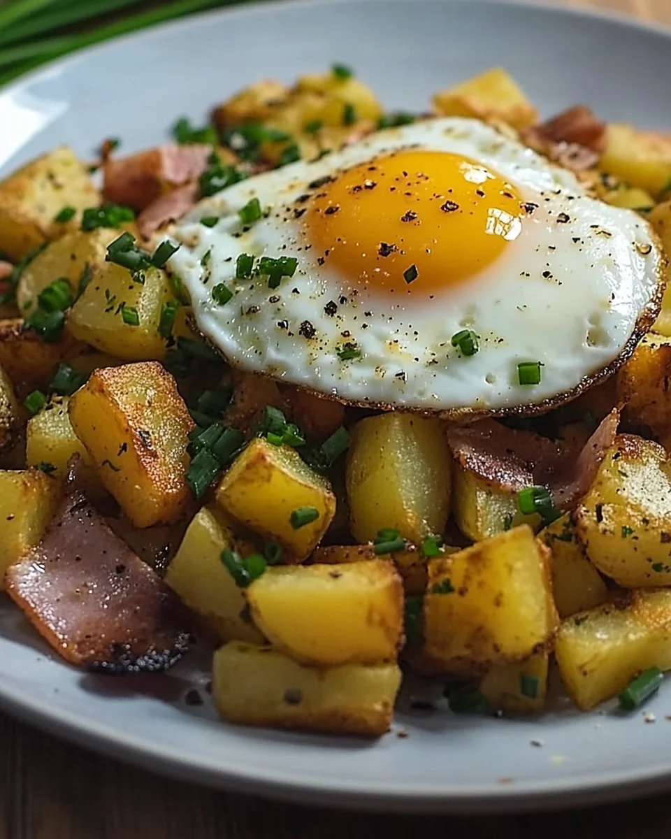 Leberkäse-Kartoffel-Pfanne mit Spiegelei von FrlM 20 Leberkäse-Kartoffel-Pfanne mit Spiegelei von FrlM