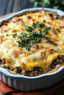 Low Carb Cheeseburger-Auflauf 6 Low Carb Cheeseburger-Auflauf