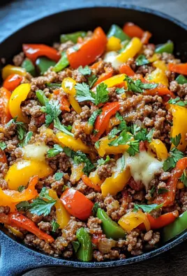 Low Carb Paprikapfanne mit Hackfleisch 21 Low Carb Paprikapfanne mit Hackfleisch