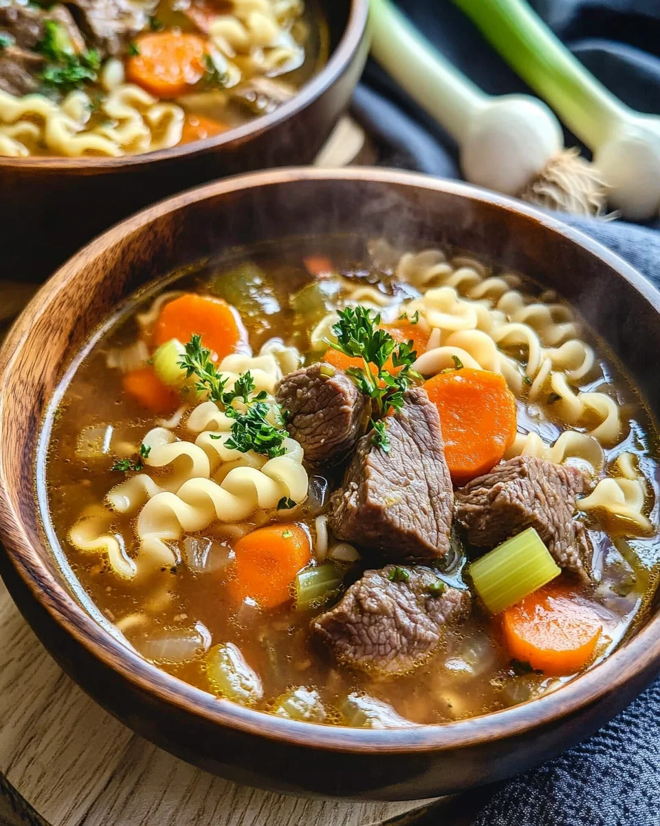 Nudelsuppe mit Rindfleisch 20 Nudelsuppe