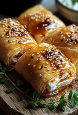 Ofen-gebackene Feta-Rollen mit Chili-Honig 23 Ofen-gebackene Feta-Rollen mit Chili-Honig